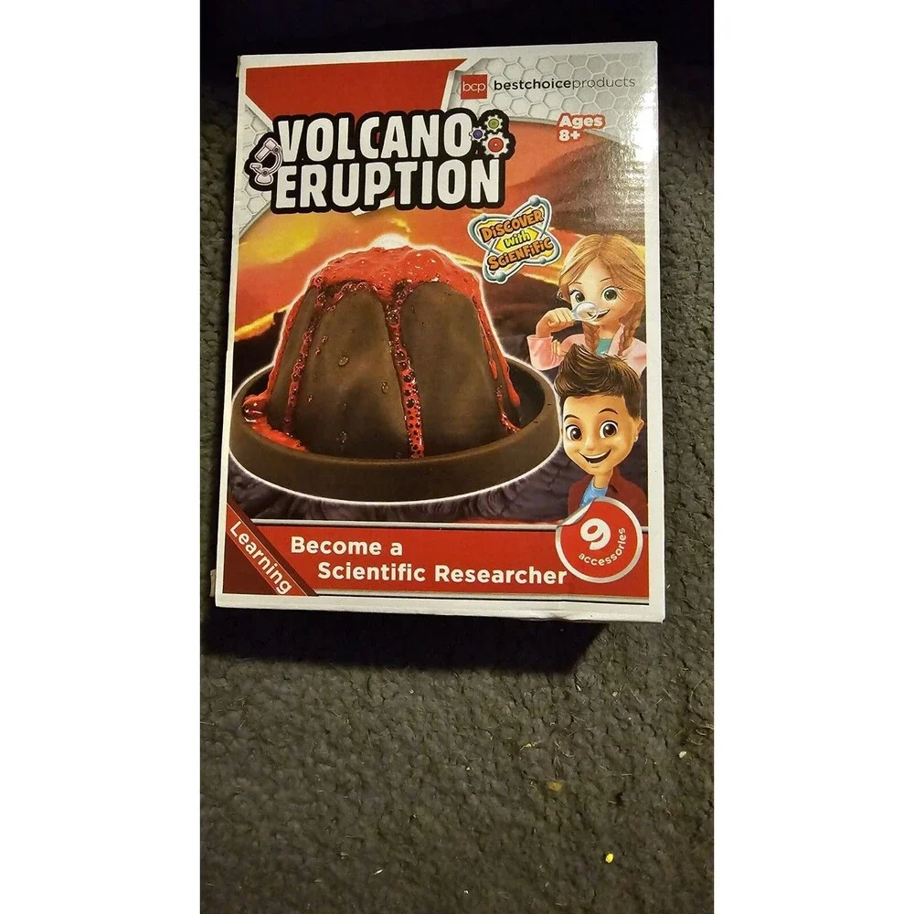 Educational Volcano Eruption Toy BCP Best Choice Products NIB Science STEM